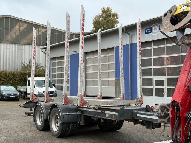 Лесовозный прицеп  Janzen T RH19 Holzanhänger 2 Achse 19.000 Kg