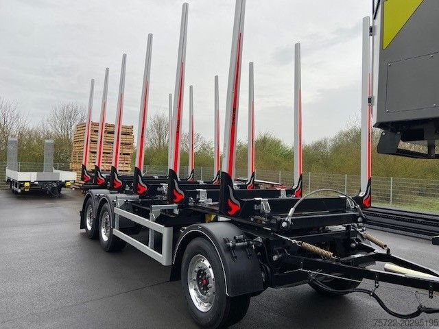 Лесовозный прицеп PAVIC HTA27 68E/Luftfederung/Schemel/Achse Liftbar