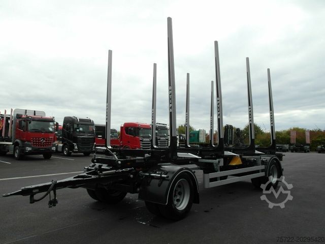 Лесовозный прицеп PAVIC HTA 20 62Z 2-Achs Kurzholz Anhänger 22,5