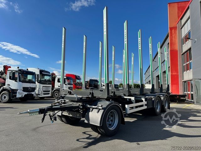 Лесовозный прицеп PAVIC HTA 27 68Z Luft/Luft 3-Achser Zwilling Schemel