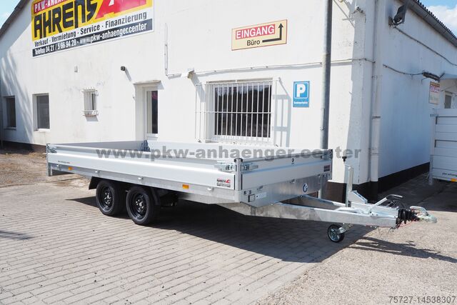 автомобильный прицеп Hapert Hochlader HAPERT 3500kg 405x200cm AZURE