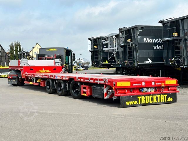 Низкорамный полуприцеп Hangler Tele 7,5 M., Lenkachse, wie NEU
