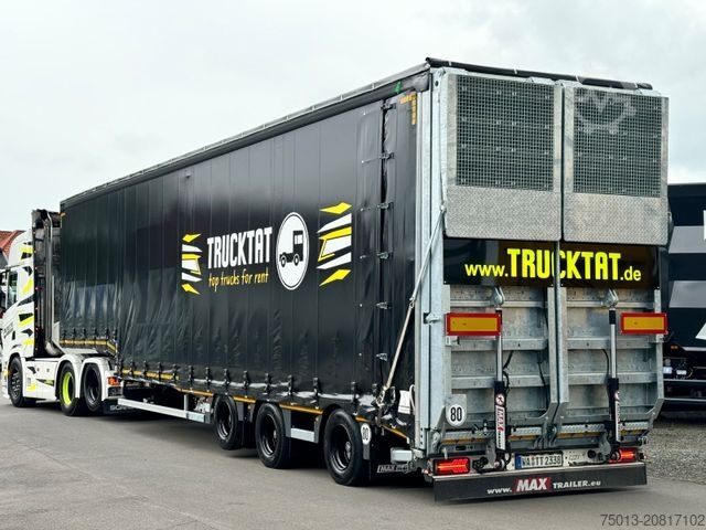 Низкорамный полуприцеп FAYMONVILLE Gabelstapler-Transporter mit 2-teiliger Rampe