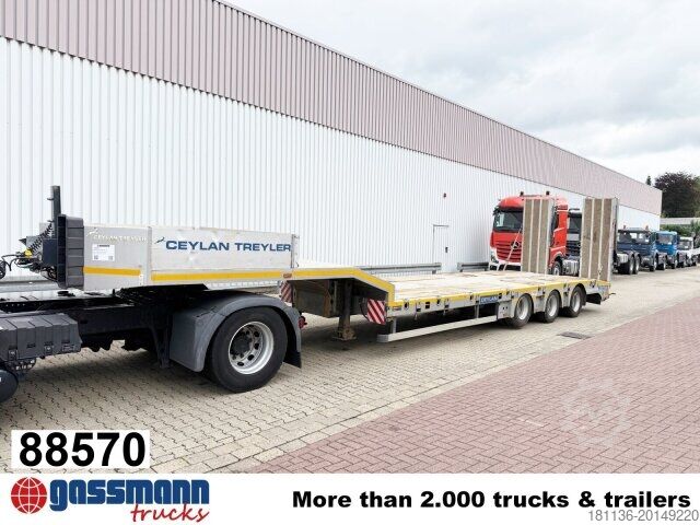 Низкорамный полуприцеп  CYL 3, mit Lift-/Lenkachse, faltbare Rampen