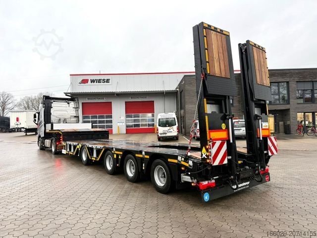 Низкорамный полуприцеп KÄSSBOHRER K.SLA R 4 / 2N 18/40 Tieflader Radmulden tele