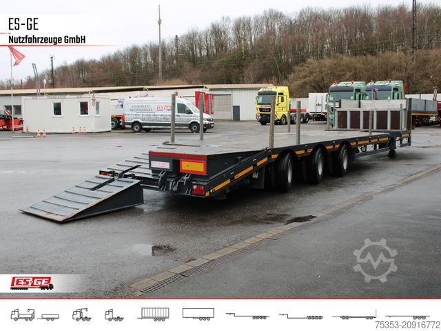 Низкорамный полуприцеп ES-GE 3-Achs-Satteltieflader - teleskopierbar