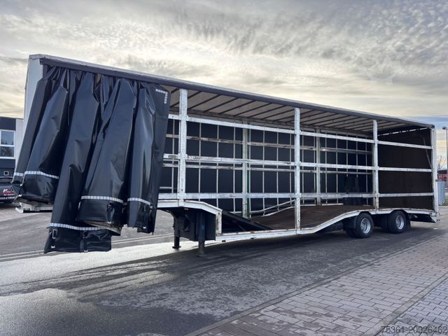 Низкорамный полуприцеп  Wiese Gabel Stapler Transport Tieflader WINDE