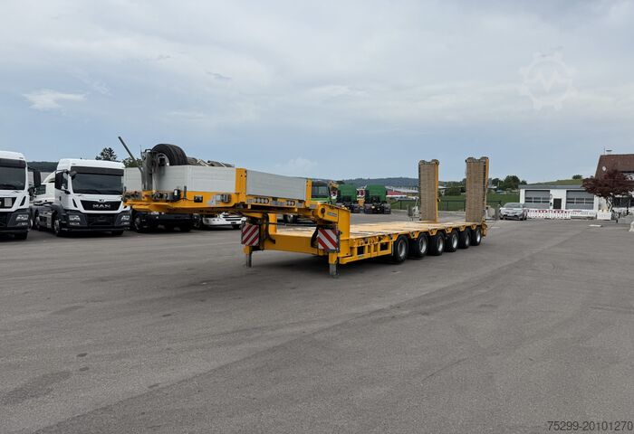 Низкорамный полуприцеп Goldhofer STZ H6 75/80 AA Tieflader / Swiss-Vehicle