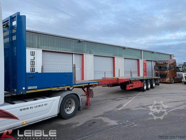 Низкорамный полуприцеп MEUSBURGER MPS-3*Plateau*ausziehbar 4m*§70*3. Achse gelenkt