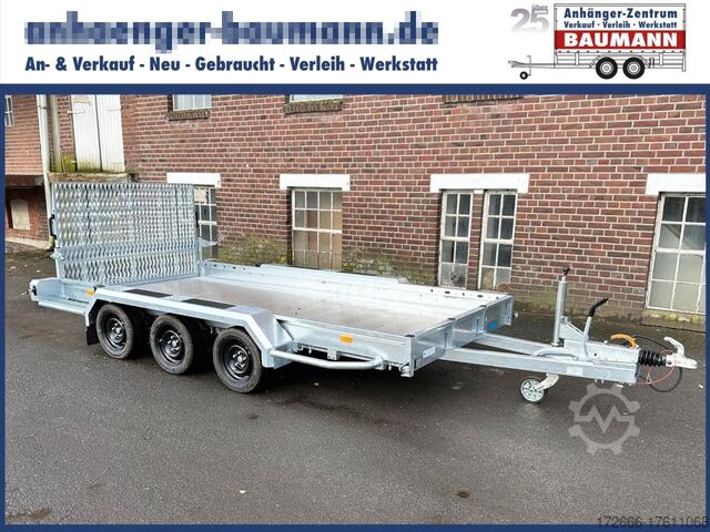 Низкий погрузчик Hapert INDIGO LF-3 ALU 150cm Rampe 405X179CM 3500KG