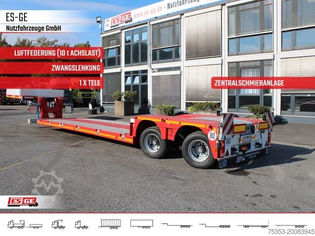 Низкорамный полуприцеп FAYMONVILLE MAX Trailer MAX510 Tiefbett 2x10 t