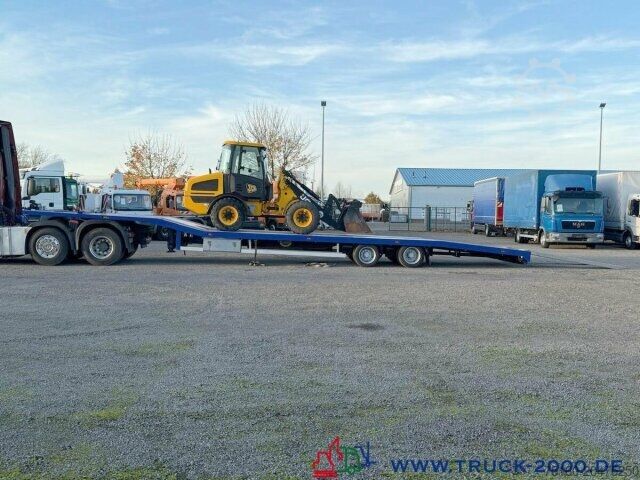 Низкорамный полуприцеп Jumbo TO152DE Tieflader mit Seilwinde ROR Achsen