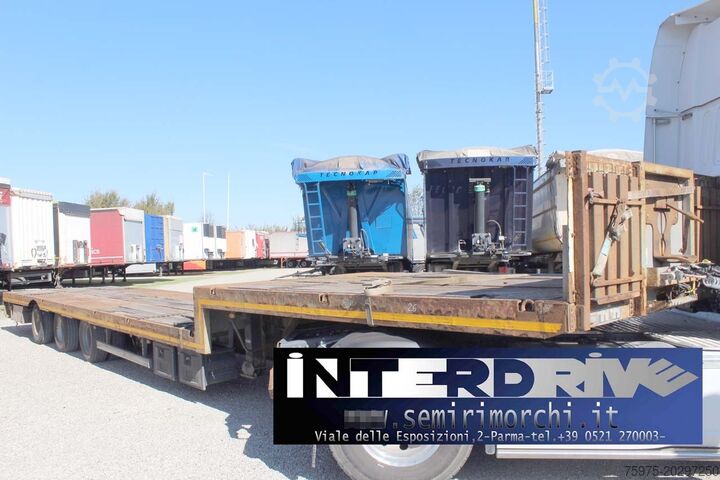 низкорамный полуприцеп для перевозки строительной техники moeslin semirimorchio carrellone rampe usato