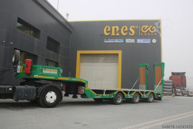 низкорамный полуприцеп для перевозки строительной техники Lider Lowbed 3 A