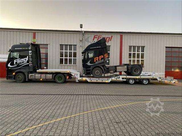 Другие Fliegl SZS 260 Jumbo mit Radmulden und Tiefbett für LKW