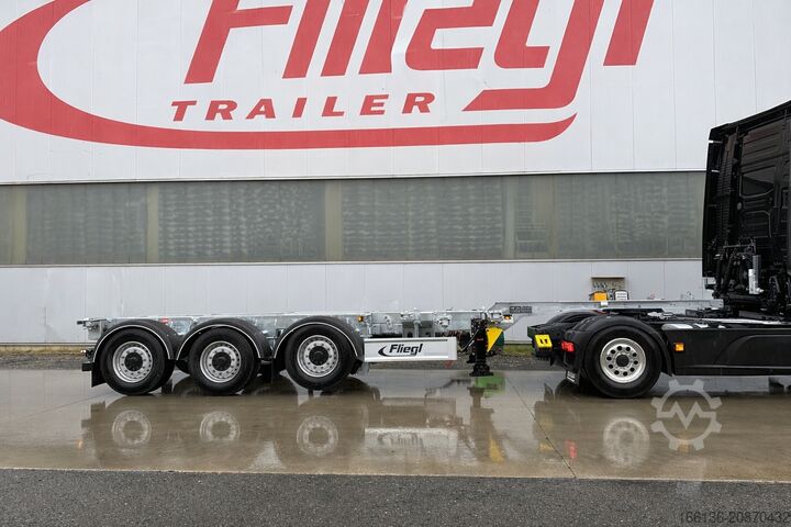 3-осное контейнерное шасси Vario V2+ FLIEGL SDS 380 Containerchassis Vario V2+