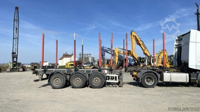 Doll H3L-14XL Tri/A лесовозный прицеп / раздвижной Doll H3L-14XL Tri/A Log Trailer / Ausziehbar