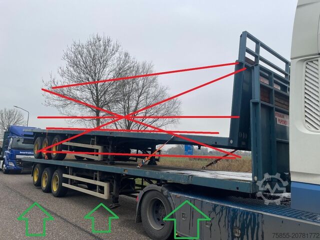 Платформенный трейлер Haan OPL45 Heavy Duty (45Ton) / Rungen-Potholes /BPW...