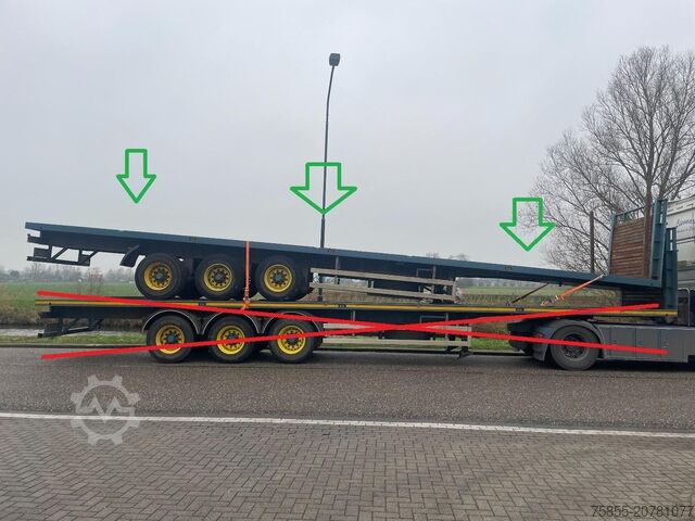 Платформенный трейлер Haan OPL45 Heavy Duty (45Ton) / Rungen-Potholes /BPW...