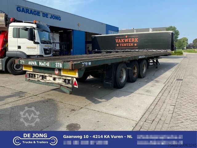 Платформенный трейлер Flandria Plateau Trailer with Tiwst-Locks / SAF