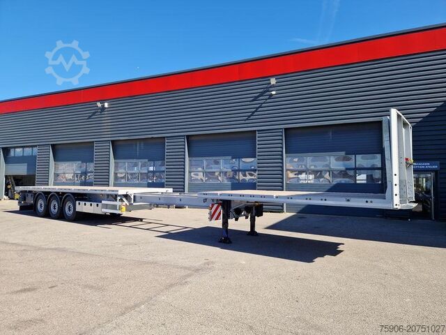 Полуприцепы площадки Lecitrailer PLATEAU EXTENSIBLE