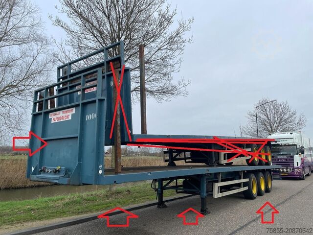 Платформенный трейлер Haan 045 Heavy Duty (45Ton) / Rungen-Potholes / NL T...