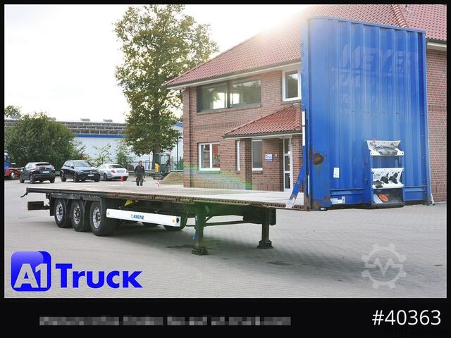 Платформенный полуприцеп KRONE Megatrailer, Plateau, Liftachse, Staplerhalterung,