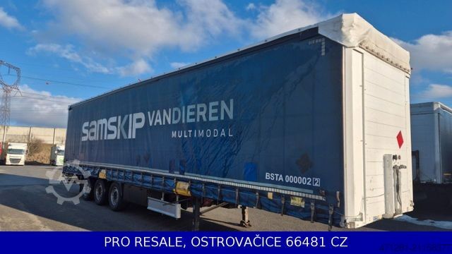 Открытый полуприцеп с тентом FLIEGL SDS 350 MEGA + LIFTACHSE