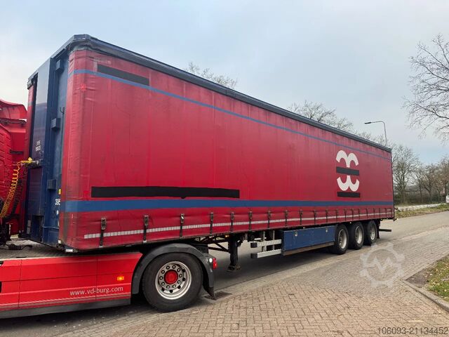 Раздвижные брезентовые навесы CUPPERS 3 ass schuifzeilen oplegger