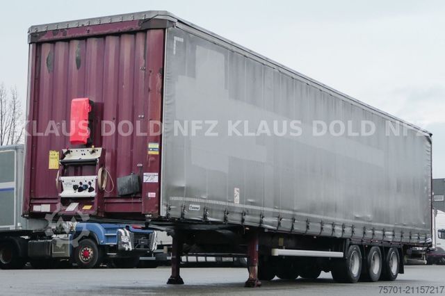 Открытый полуприцеп с тентом KRONE SD Pritsche Plane XL MegaLiner Edscha Bordwände