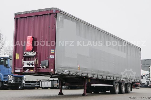 Открытый полуприцеп с тентом KRONE SD Pritsche Plane XL MegaLiner Edscha Bordwände