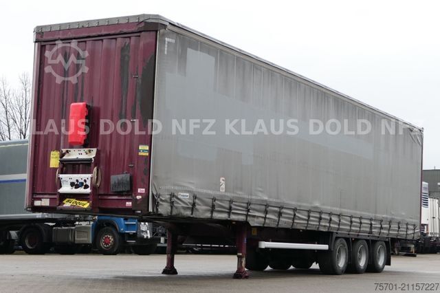 Открытый полуприцеп с тентом KRONE SD Pritsche Plane XL MegaLiner Edscha Bordwände