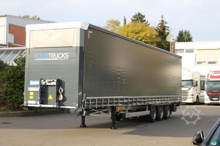 Открытый полуприцеп с тентом SCHMITZ Mega Plane  Hubdach   Edscha   Liftachse  Mega