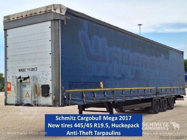 Открытый полуприцеп с тентом Schmitz Cargobull Curtainsider Mega