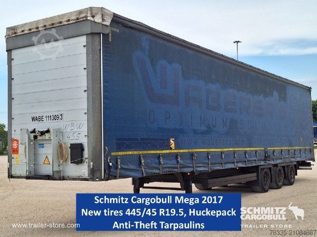 Открытый полуприцеп с тентом Schmitz Cargobull Curtainsider Mega