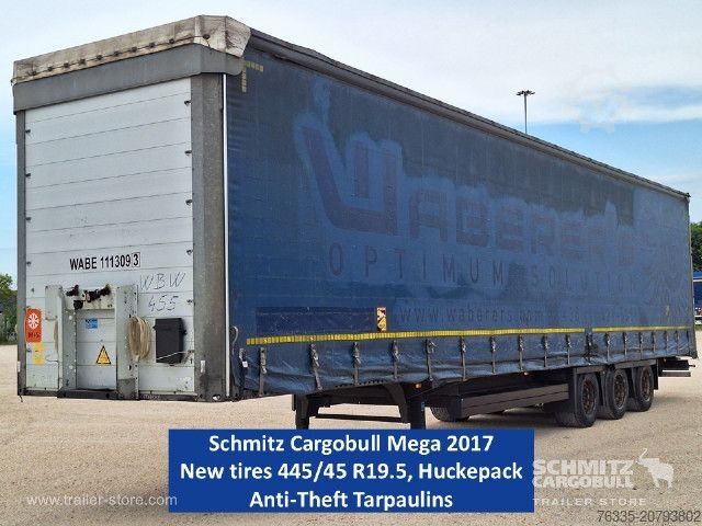 Открытый полуприцеп с тентом Schmitz Cargobull Curtainsider Mega