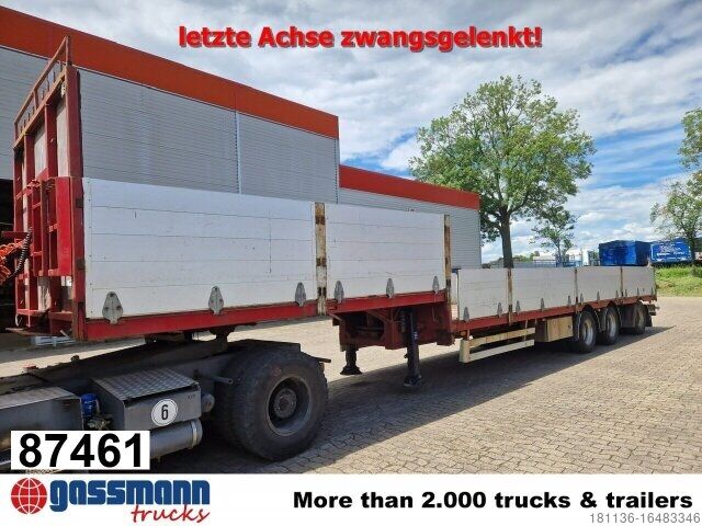 Открытый полуприцеп с тентом  MED TRIDEX JTS, Lenkachse