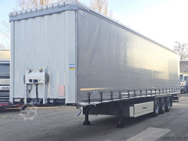 Открытый полуприцеп с тентом KRONE SD Schiebeplane Edscha Liftachse Palettenkasten