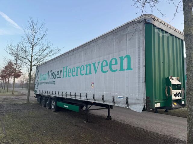 Раздвижные брезентовые навесы Krone 3-ass schuifzeilen oplegger