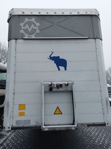 Открытый полуприцеп с тентом SCHMITZ CARGOBULL SCS 24/L-SPEED CURTAIN-Mega-Getränke-Varios