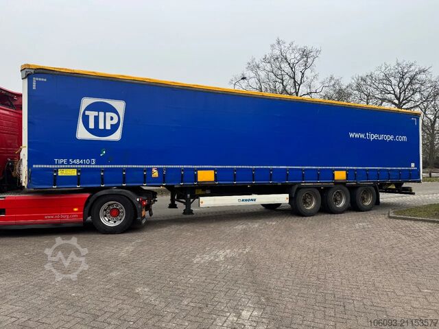 Раздвижные брезентовые навесы Krone 3-ass schuifzeilen oplegger