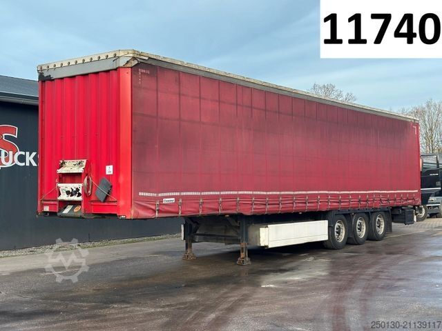 Открытый полуприцеп с тентом KRONE SD Curtainsider Liftachse, Edscha & Transportbox