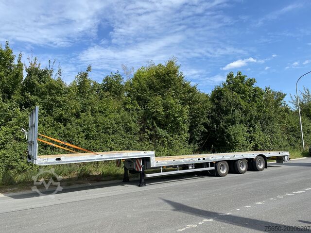 Открытый полуприцеп Möslein ST 3-Plato 9,4  3 Achs Satteltieflader Plato 45 t GGfür Fertigteile, Baumaschinen oder Container
