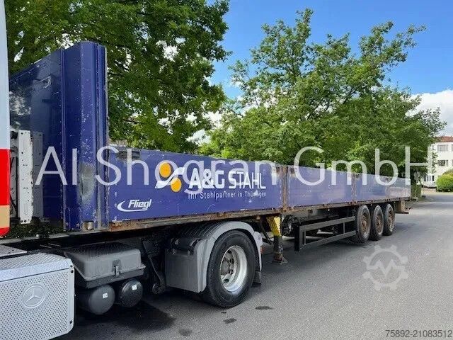 Грузоподъемная платформа Fliegl BPW/Lenk  + Liftachse /Verlängerbar