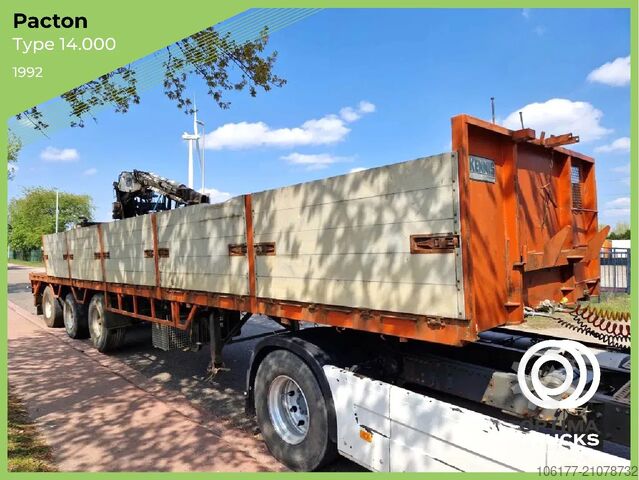 Грузоподъемная платформа Pacton 3 AS ZONDER KRAAN / SANS GRUE