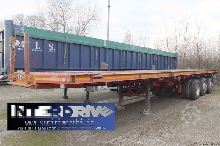 открытый полуприцеп capperi semirimorchio pianale allungabile 20m