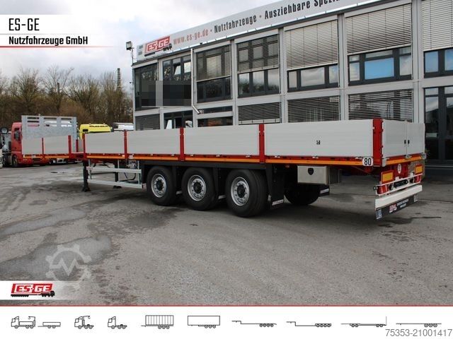 Полуприцеп с рабочей платформой FAYMONVILLE MAX Trailer MAX200 Telesattel Bordwände