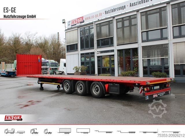 Полуприцеп с рабочей платформой KÖGEL 3-Achs-Mega Chassis