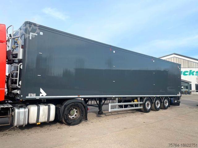 Полуприцеп с подвижным полом STAS 91m³ Schubboden/10 mm Boden/ALUFELGEN/Auch Miete