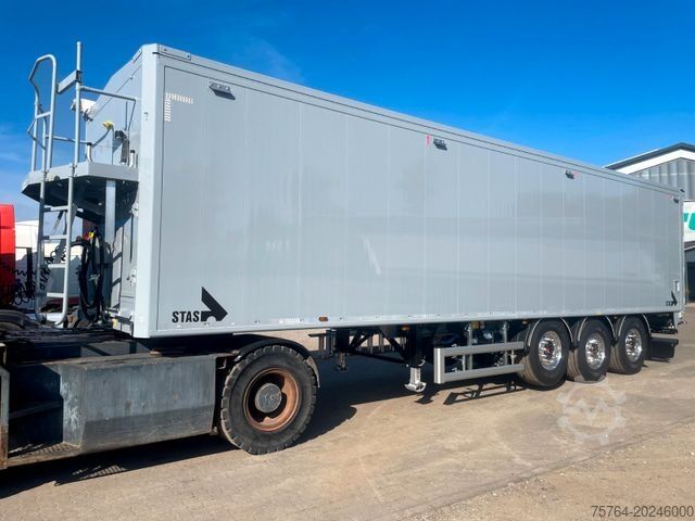 Полуприцеп с подвижным полом STAS 60m³ Agrar/Farm/Schubboden/Trichter/Auch Miete!